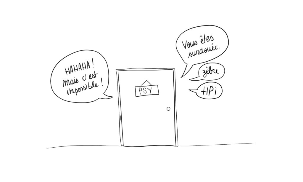 Blog Rayures et Ratures - surdoué haut potentiel HPI zèbre - illustration