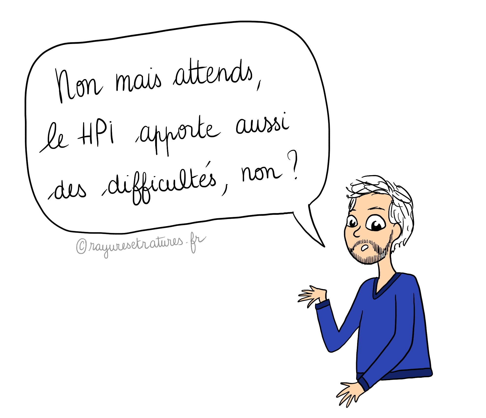 difficultés HPI