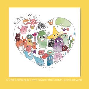 Carte émotions - Et la vie c'est ça
