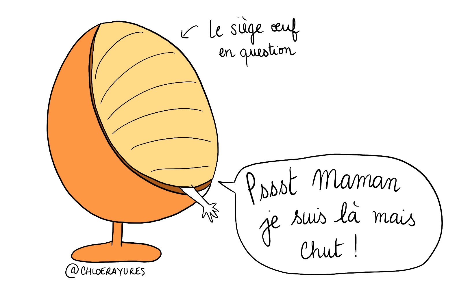 fauteuil oeuf snoezelen