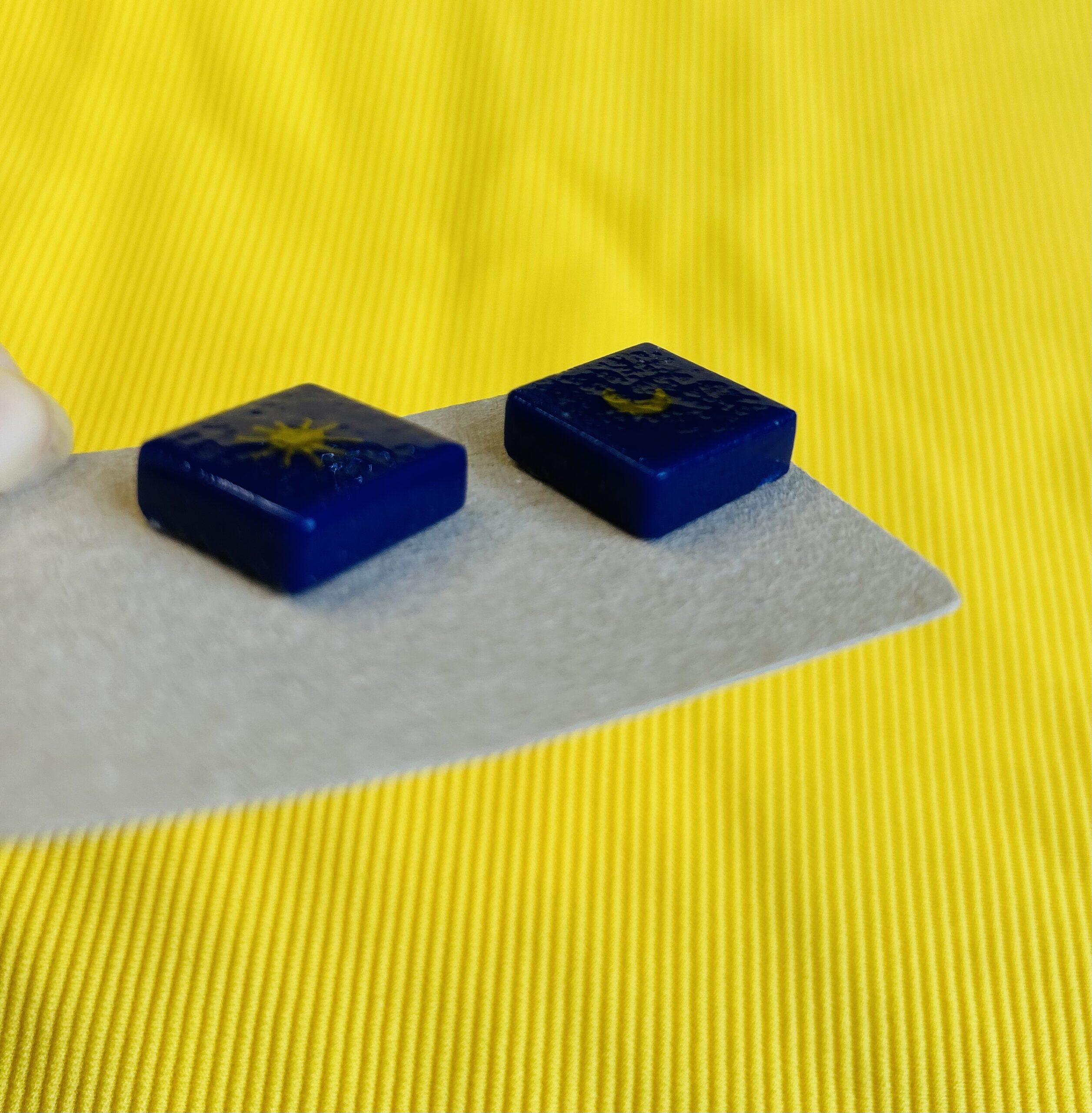 "Soleil et Lune" - Boucles d'oreilles – Image 4