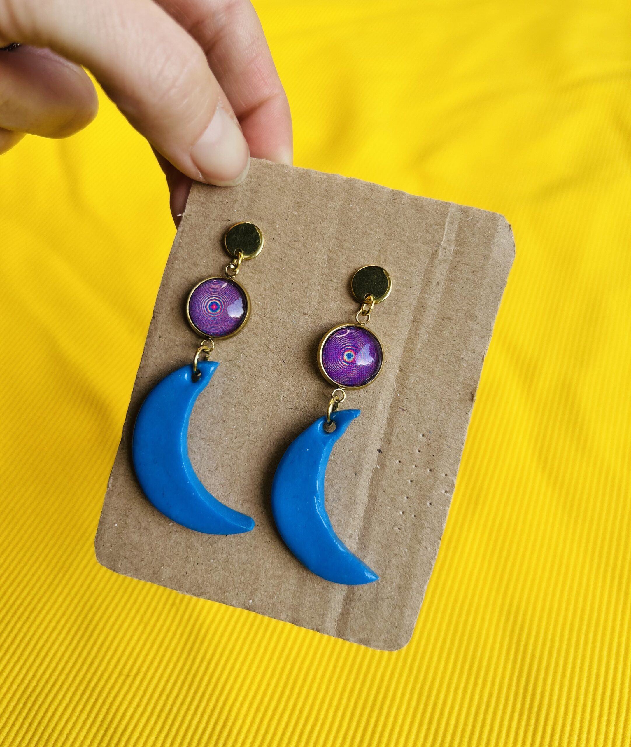 "ion de manganèse" - Boucles d'oreilles -