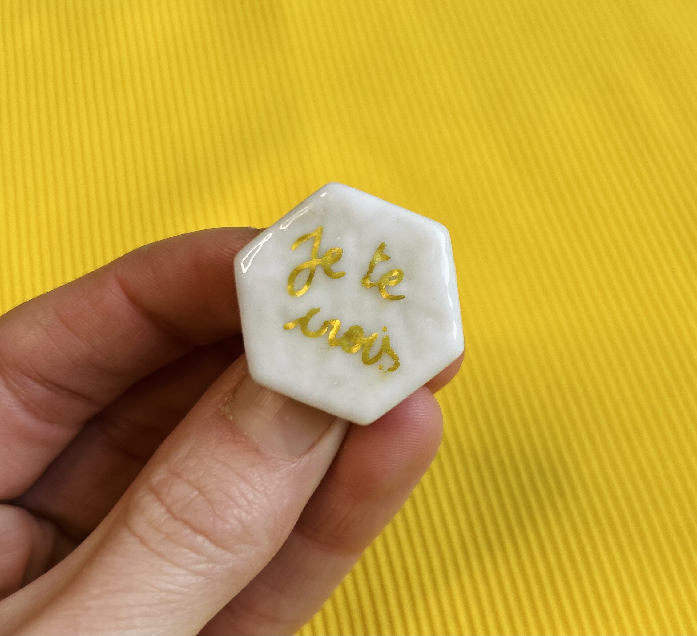 "Je te crois" - Pin's