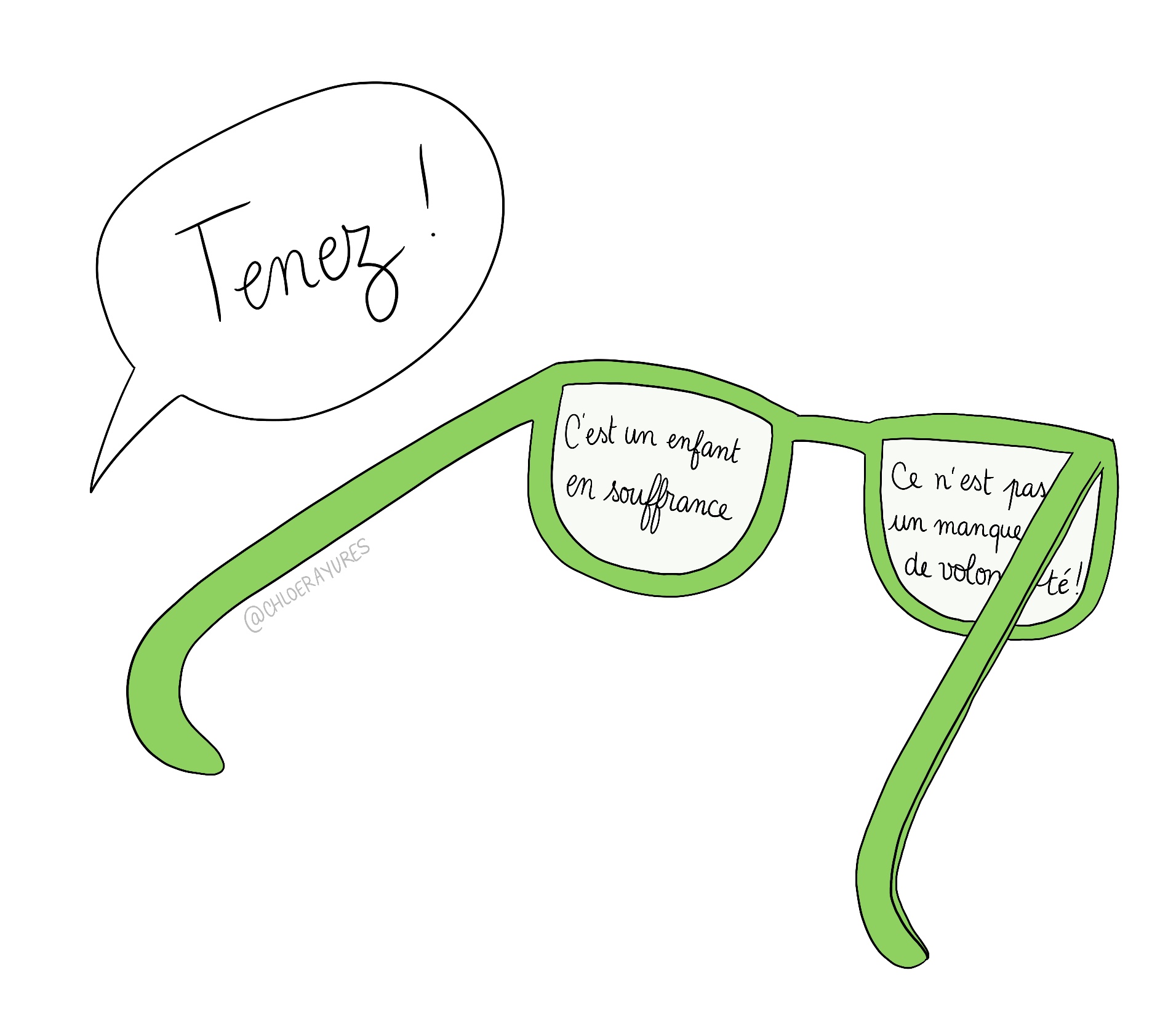 Lunettes pour changer de regard sur le trouble d'opposition